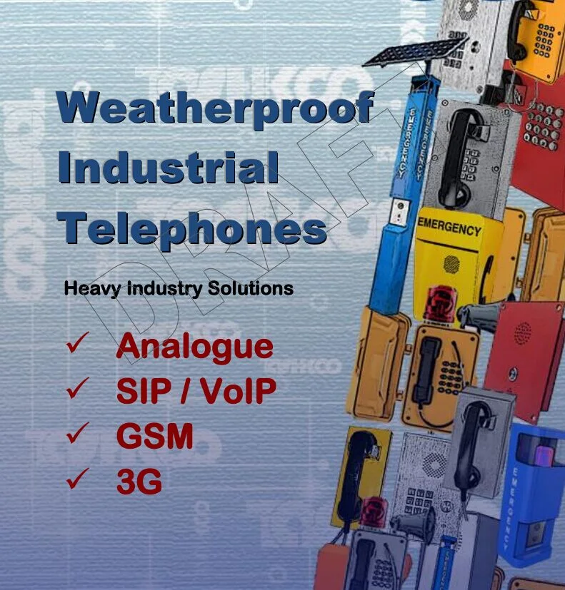 Auto-Dial VoIP Emergency Sos IP66 Waterproof Telephone